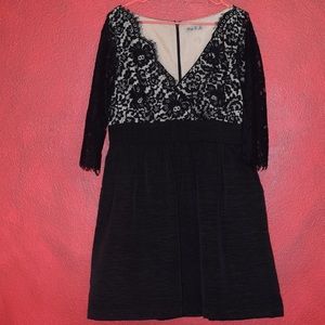Eliza J black laced dress